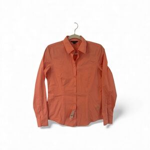 Brooks Brothers shirt Top Womens 8 Long Sleeve Button Front business work preppy